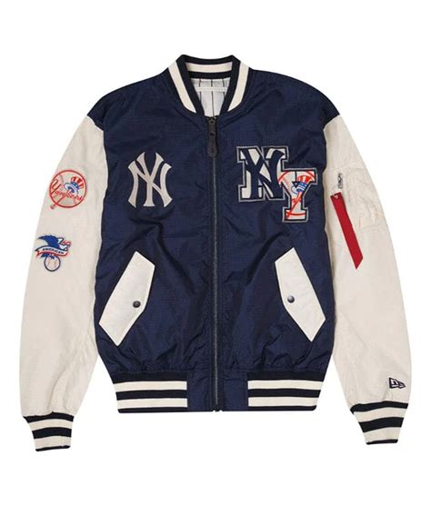 new york yankees bomber jacket replica|new york yankees windbreaker.